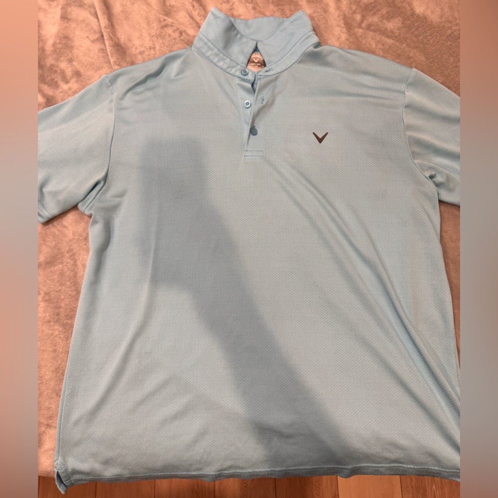 Callaway Golf Light Blue Polo Shirt